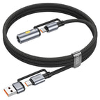 Cable Type-C / USB to Type-C / cigarette lighter “U138” 60W