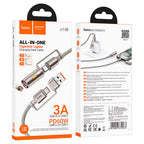 Cable Type-C / USB to Type-C / cigarette lighter “U138” 60W