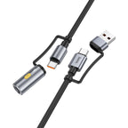 Cable Type-C / USB to Type-C / cigarette lighter “U138” 60W