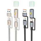 Cable Type-C / USB to Type-C / LED flashlight “U138” 60W