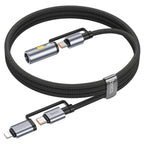 Cable Type-C / iP to Type-C / cigarette lighter “U138” 60W