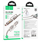 Cable Type-C / iP to Type-C / cigarette lighter “U138” 60W