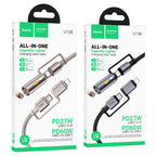 Cable Type-C / iP to Type-C / cigarette lighter “U138” 60W