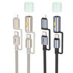 Cable Type-C / iP to Type-C / LED flashlight “U138” 60W