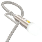Cable Type-C / iP to Type-C / LED flashlight “U138” 60W