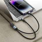 Cable Type-C to iP / Type-C “U139” 100W