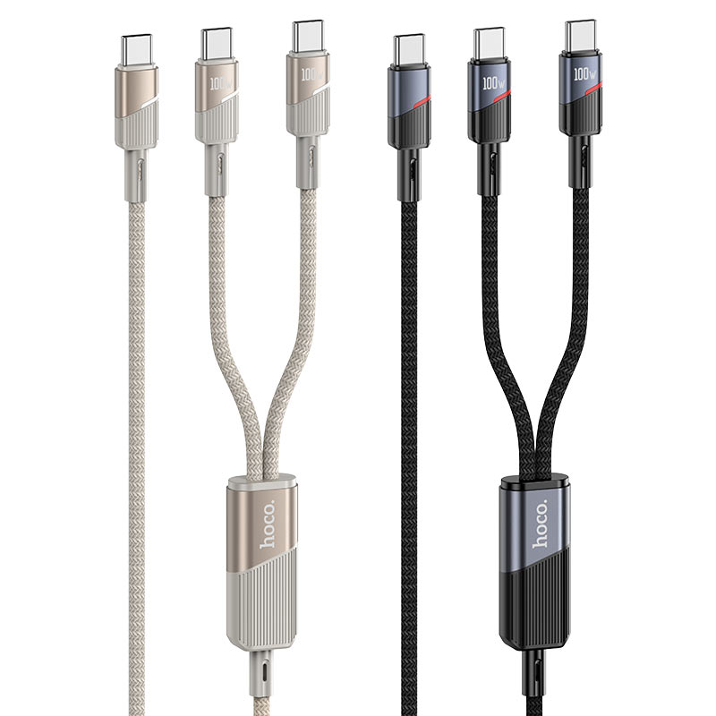 Cable Type-C to 2 × Type-C “U139” 100W
