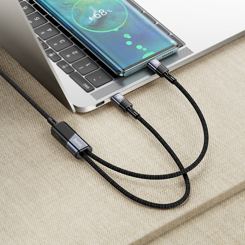 Cable Type-C to 2 × Type-C “U139” 100W