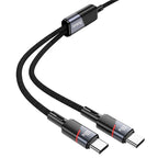 Cable Type-C to 2 × Type-C “U139” 100W