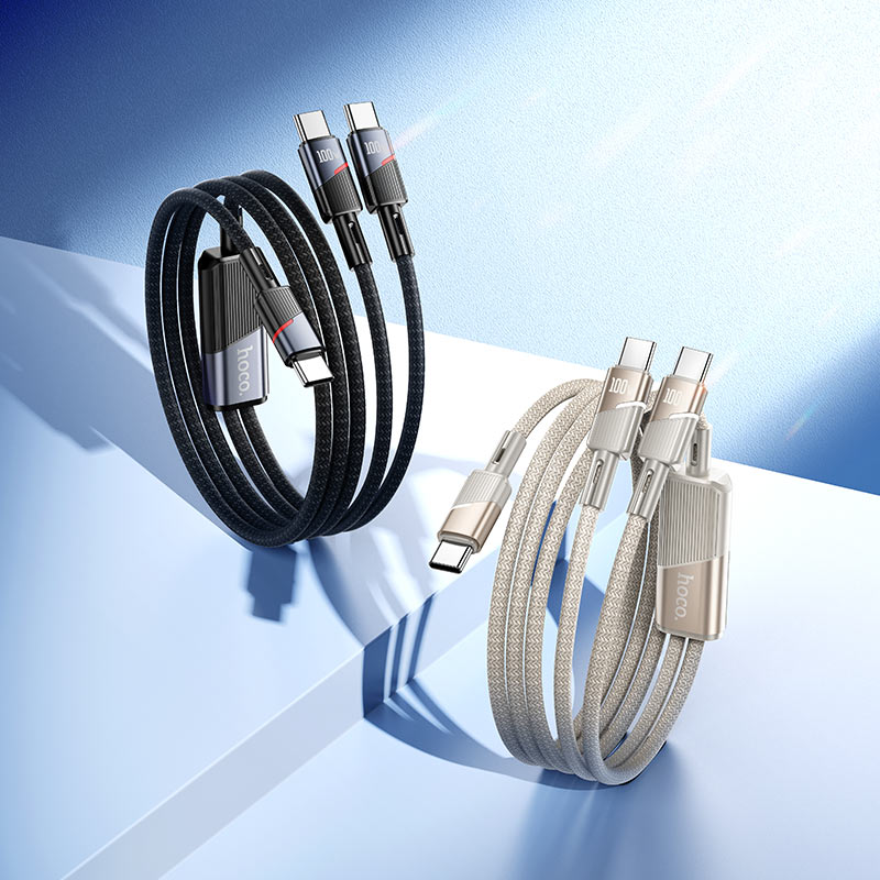 Cable Type-C to 2 × Type-C “U139” 100W