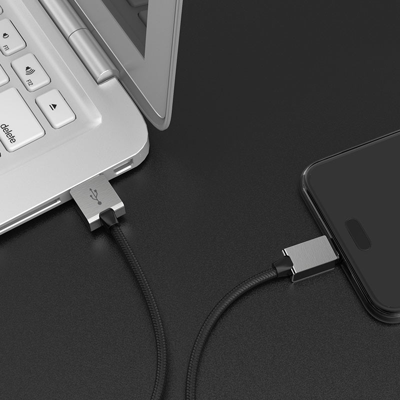 Charging cable USB to Micro-USB «U49 Refined steel» data sync