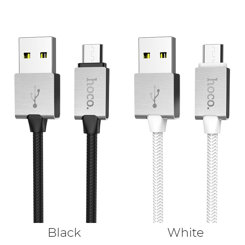 Charging cable USB to Micro-USB «U49 Refined steel» data sync