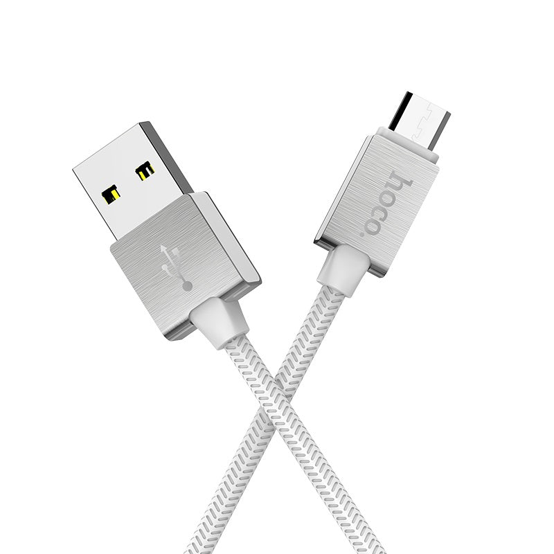 Charging cable USB to Micro-USB «U49 Refined steel» data sync