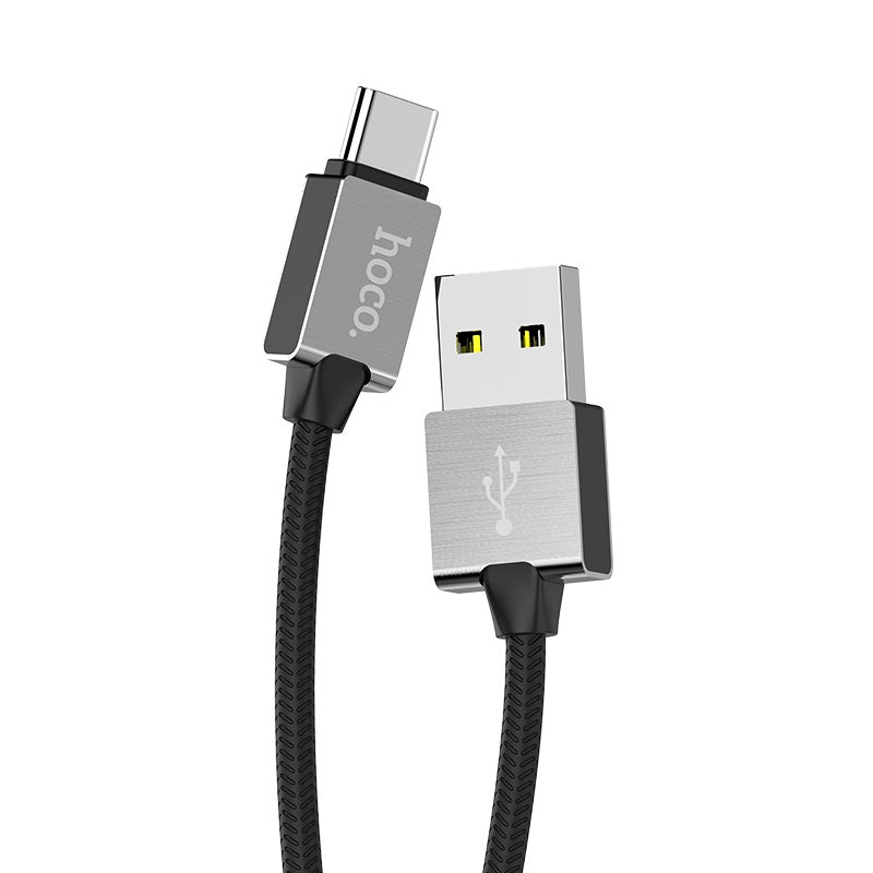 Charging cable USB to Type-C «U49 Refined steel» data sync