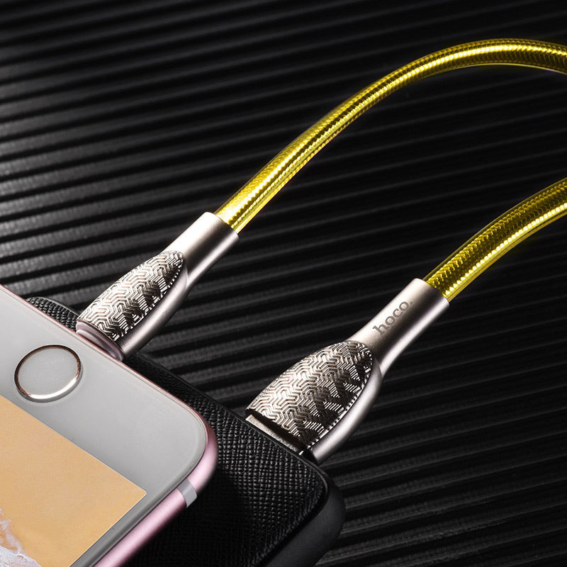Cable USB to Lightning “U52 Bright” charging data sync