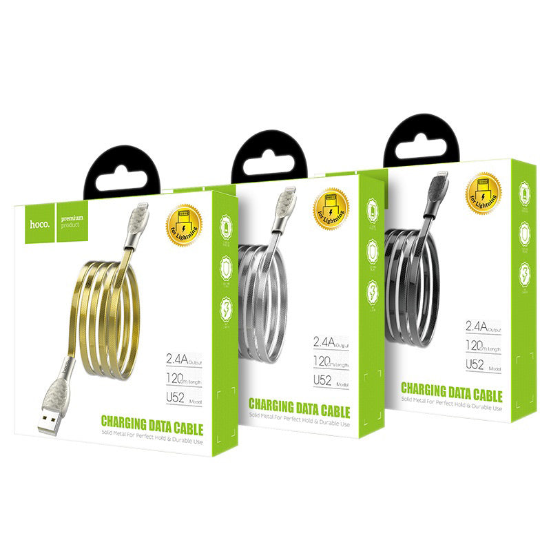 Cable USB to Lightning “U52 Bright” charging data sync
