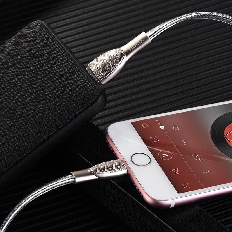 Cable USB to Lightning “U52 Bright” charging data sync