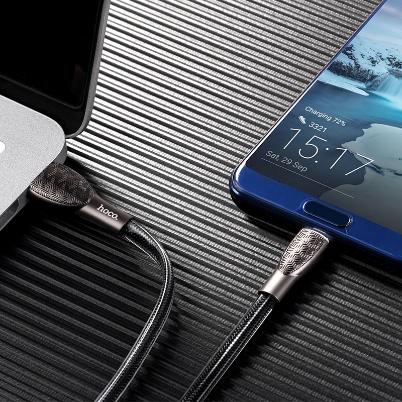 Cable USB to Type-C “U52 Bright” charging data sync