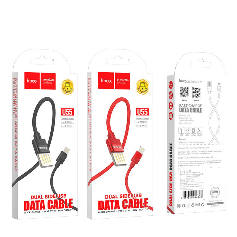 Cable USB to Lightning “U55 Outstanding” charging data sync