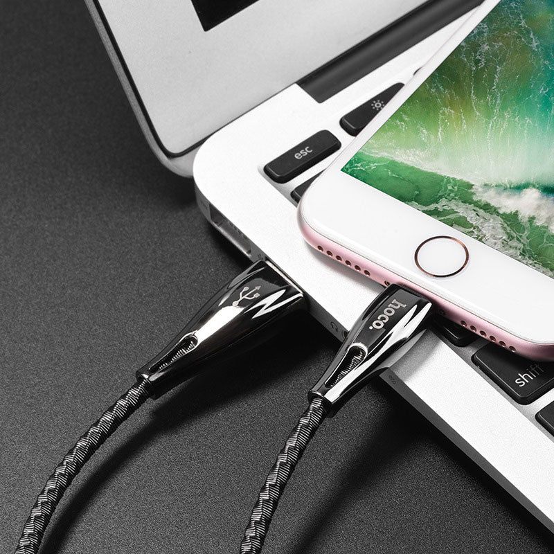 Cable USB to Lightning “U56 Metal armor” charging data sync