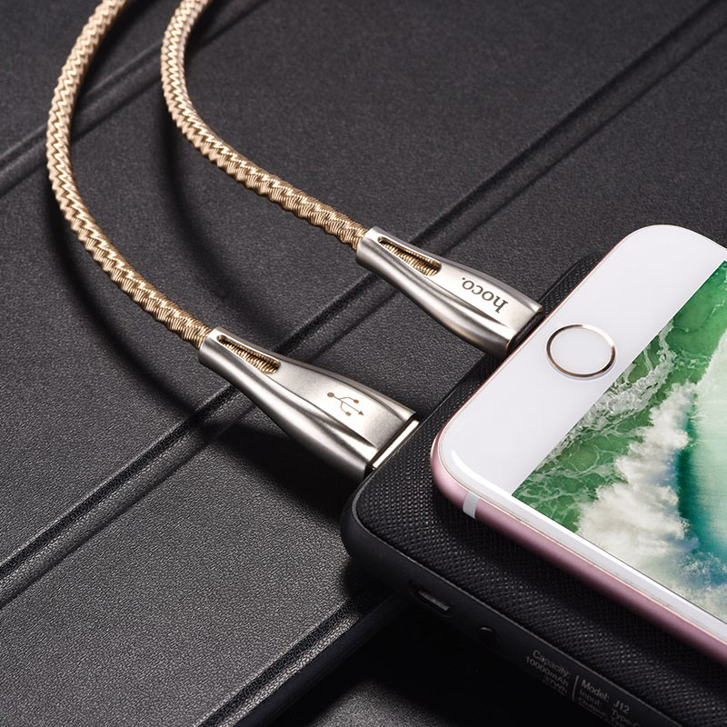 Cable USB to Lightning “U56 Metal armor” charging data sync