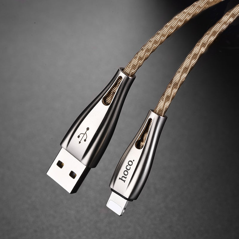 Cable USB to Lightning “U56 Metal armor” charging data sync