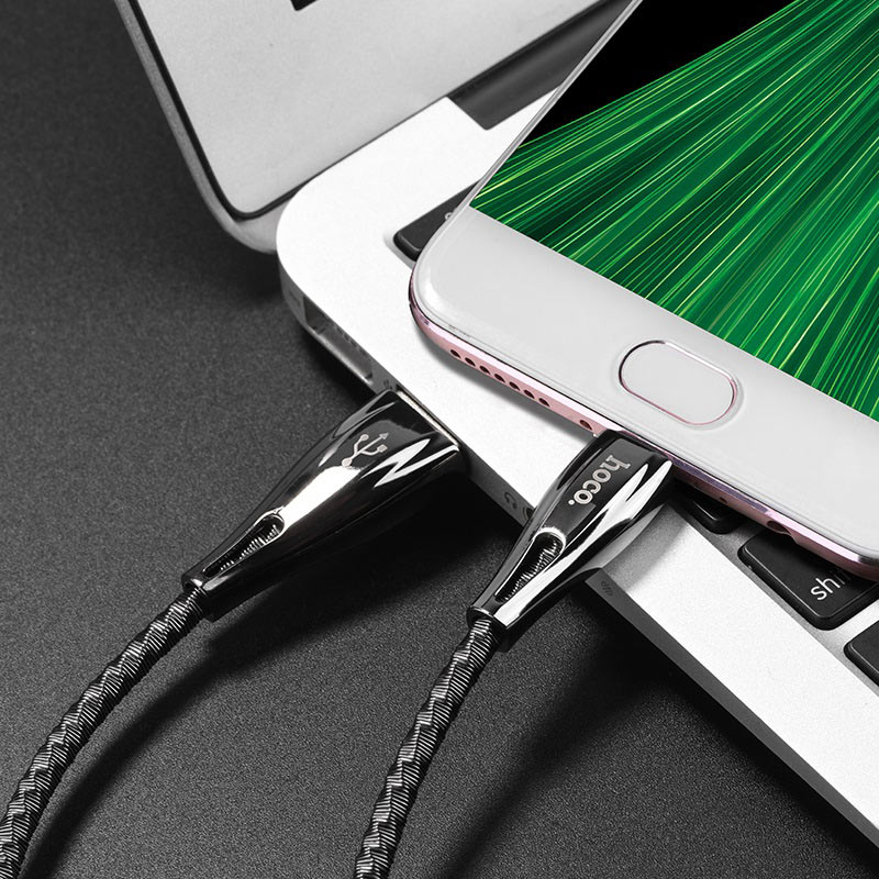 Cable USB to Micro-USB “U56 Metal armor” charging data sync