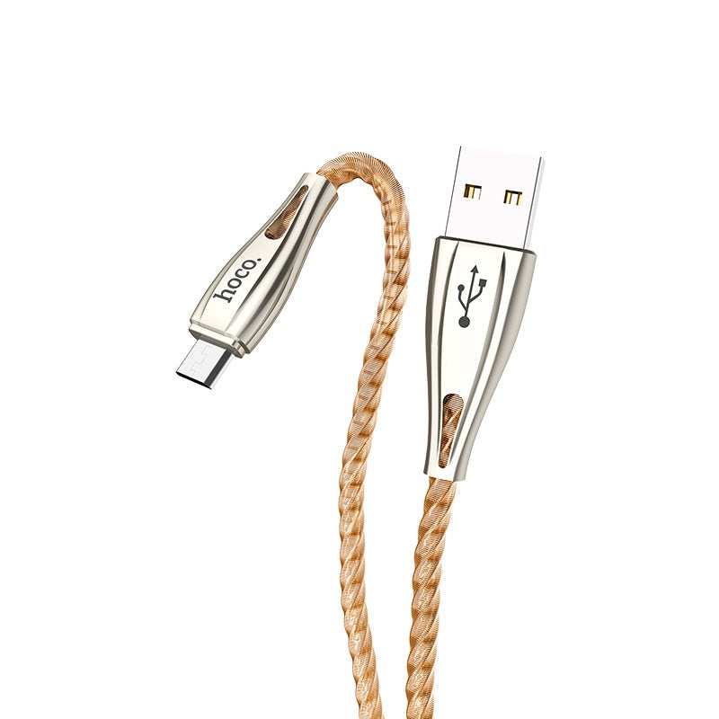Cable USB to Micro-USB “U56 Metal armor” charging data sync