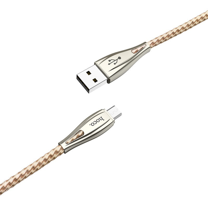 Cable USB to Micro-USB “U56 Metal armor” charging data sync