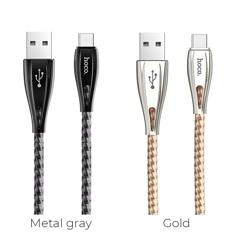 Cable USB to Type-C “U56 Metal armor” charging data sync