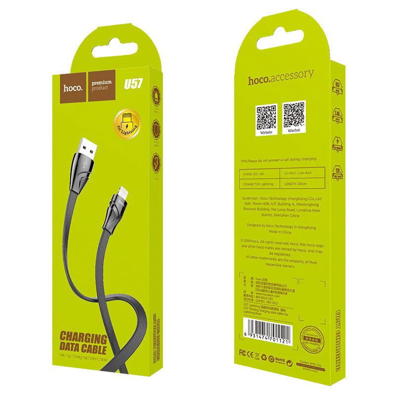 Cable USB to Lightning “U57 Twisting” charging data sync