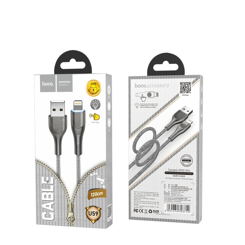 Cable USB to Lightning “U59 Enlightenment” charging data sync