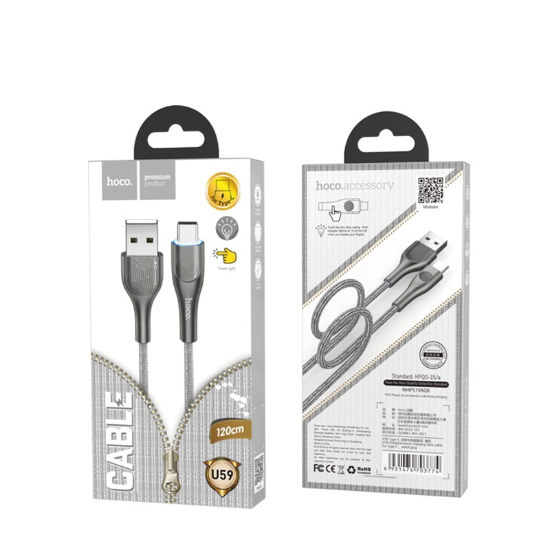 Cable USB to Type-C “U59 Enlightenment” charging data sync