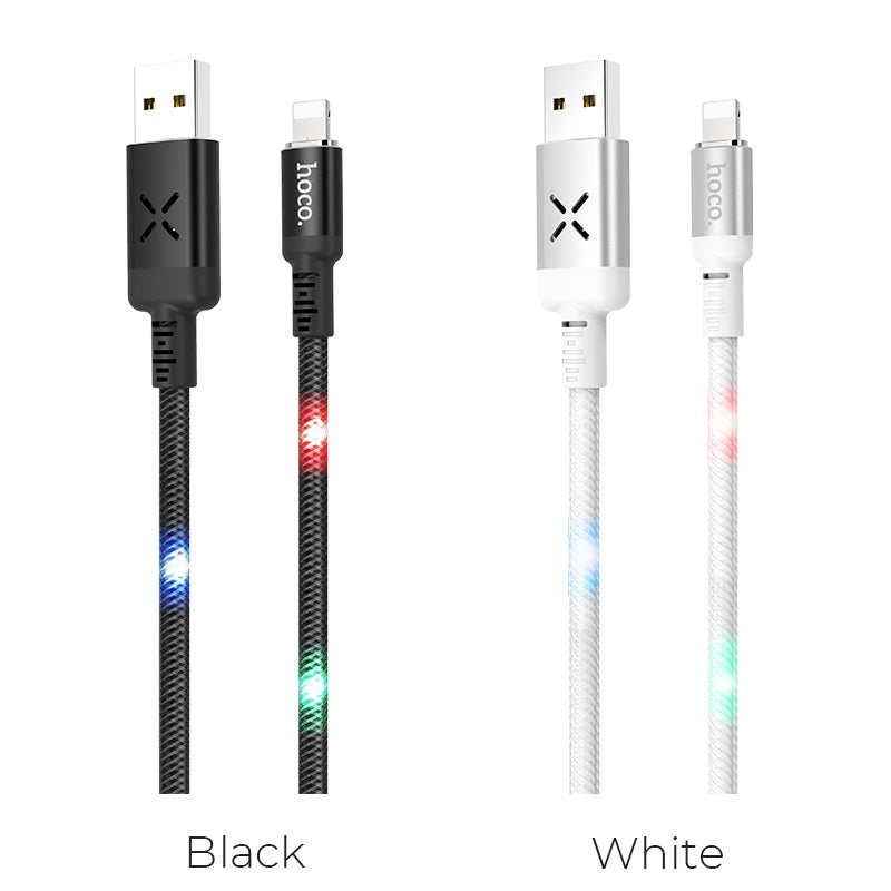 Cable USB to Lightning “U63 Spirit” charging data sync with backlight