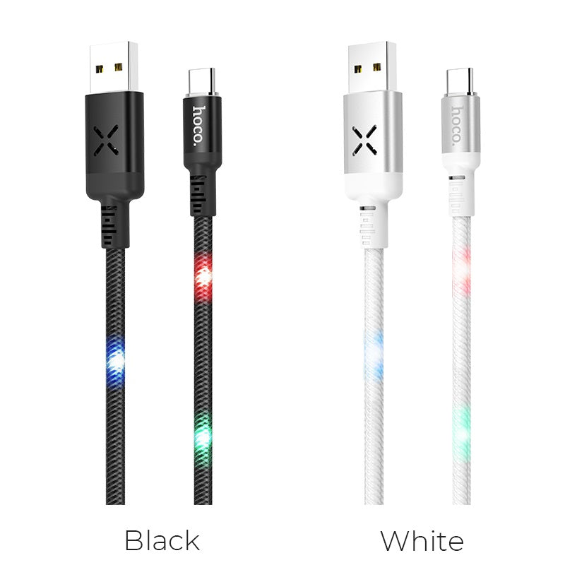 Cable USB to Type-C “U63 Spirit” charging data sync with backlight