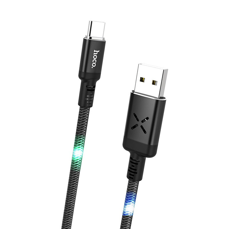 Cable USB to Type-C “U63 Spirit” charging data sync with backlight