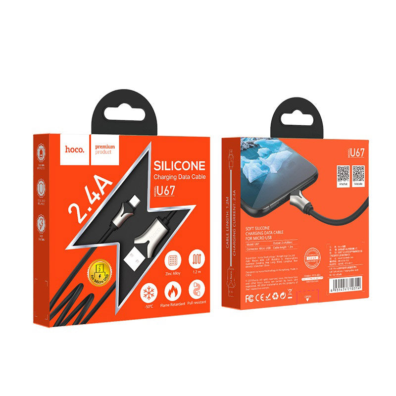 Cable USB to Micro-USB “U67 Soft silicone” charging data sync