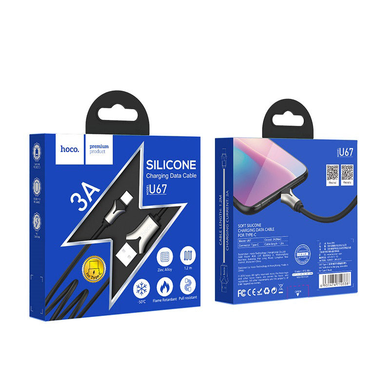 Cable USB to Type-C “U67 Soft silicone” charging data sync