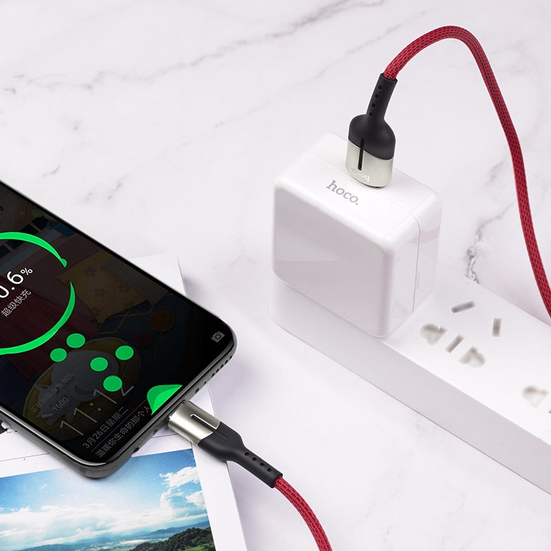 Cable USB to Type-C 5A “U68 Gusto” flash charging data sync