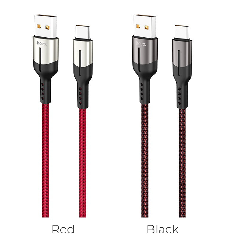 Cable USB to Type-C 5A “U68 Gusto” flash charging data sync