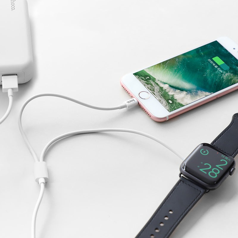 Cable USB to Lightning “U69 2-in-1” with wireless charger