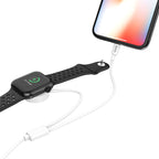 Cable USB to Lightning “U69 2-in-1” with wireless charger