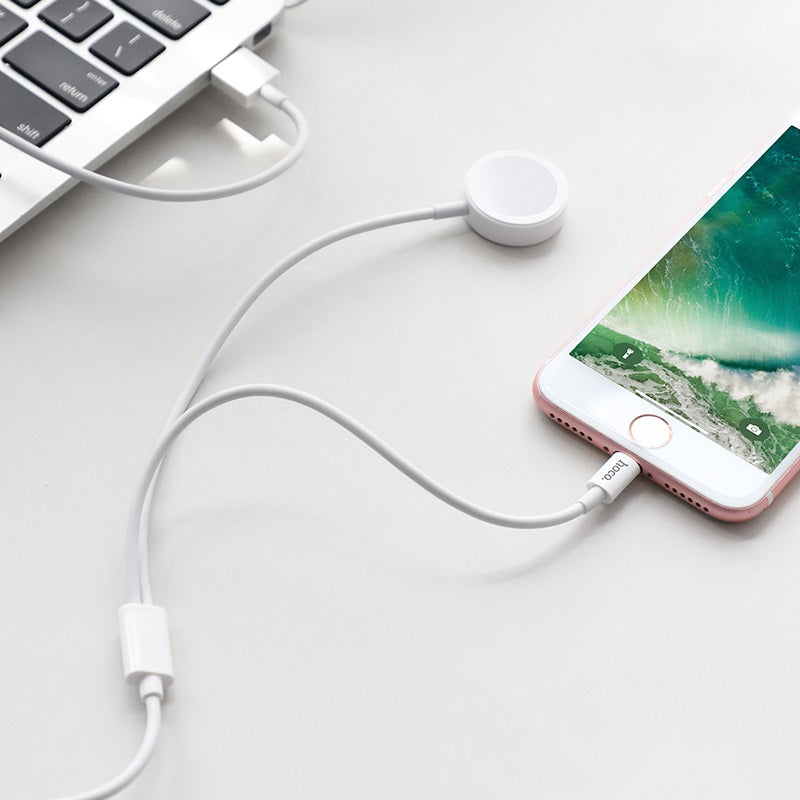 Cable USB to Lightning “U69 2-in-1” with wireless charger