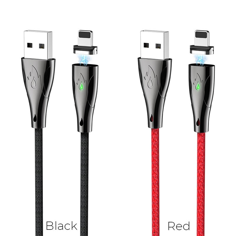 Cable USB to Lightning “U75 Blaze” magnetic charging data sync
