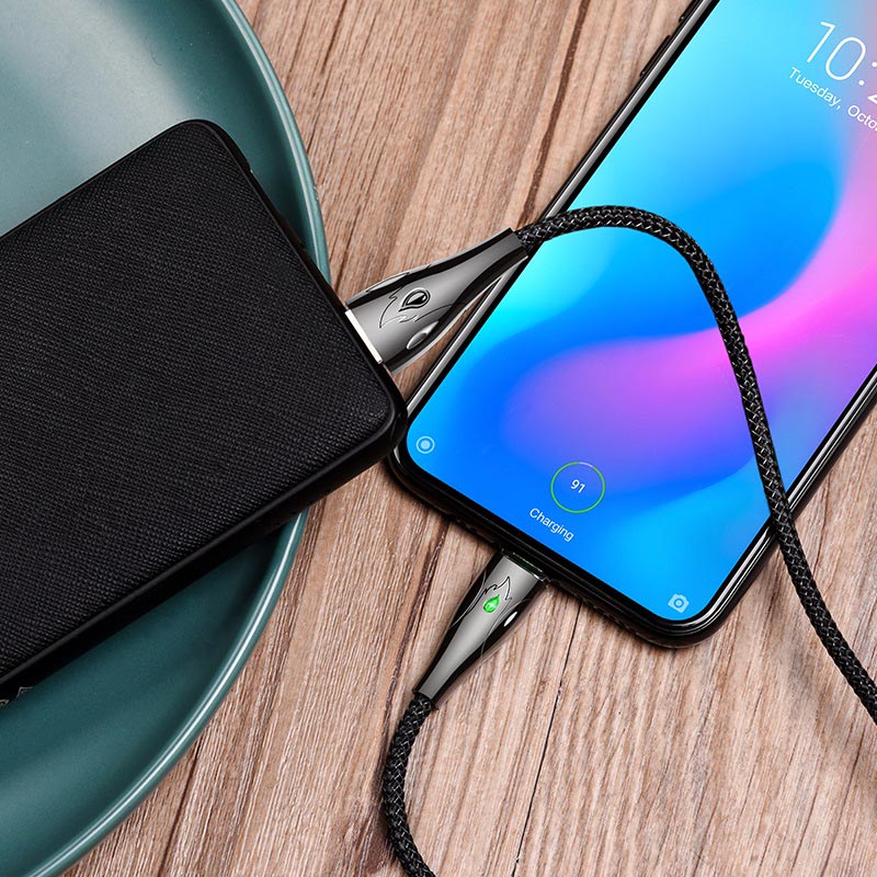Cable USB to Type-C “U75 Blaze” magnetic charging data sync