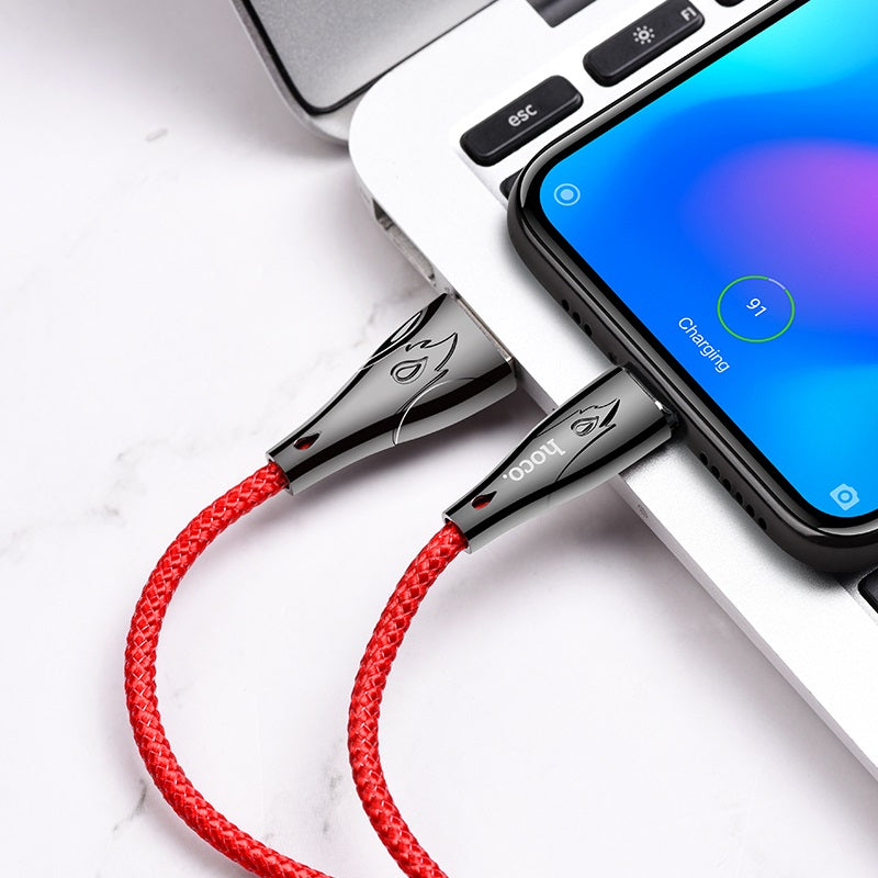Cable USB to Type-C “U75 Blaze” magnetic charging data sync