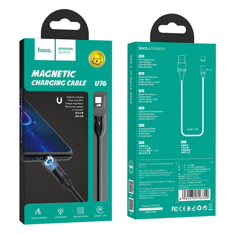 Cable USB to Type-C “U76 Fresh” for charging