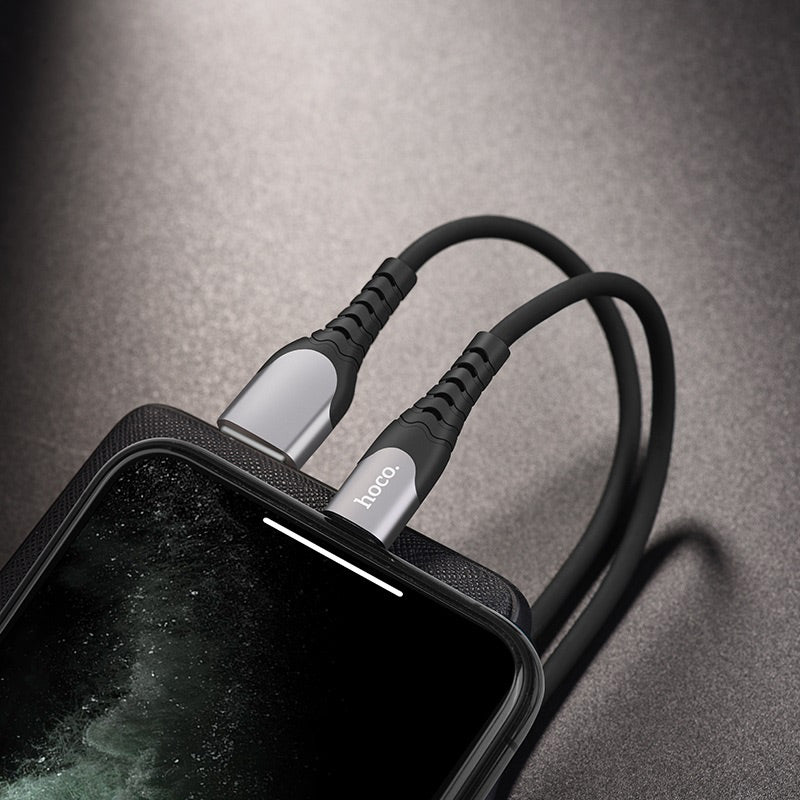Cable USB to Lightning “U80 Cool silicone” charging data sync
