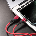 Cable USB to Lightning “U80 Cool silicone” charging data sync
