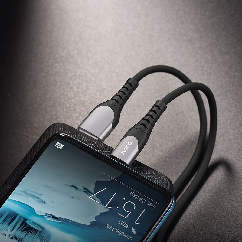 Cable USB to Type-C “U80 Cool silicone” charging data sync
